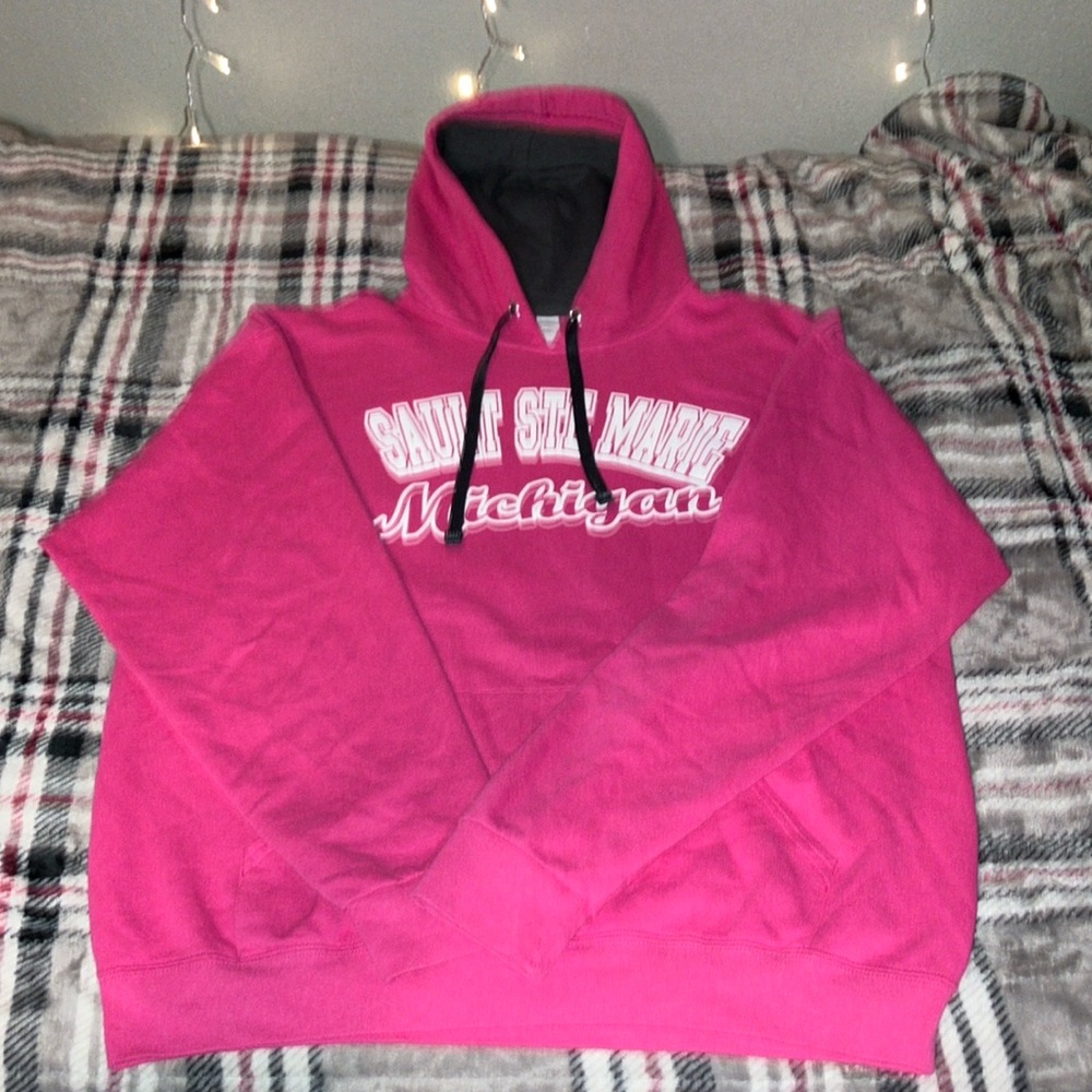 Fruit of the Loom Pink Hoodie